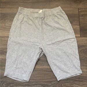 Gray Casual Shorts